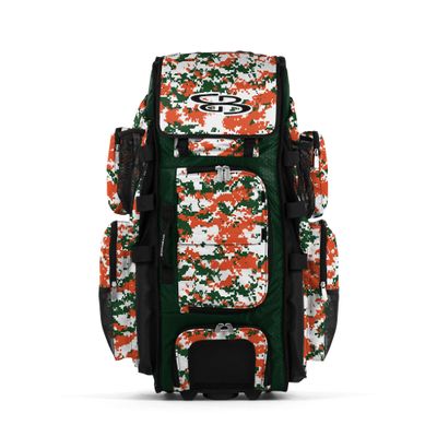 Boombah Rolling Superpack XL Digital Camo Dark Green/Orange