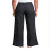 YMI Women's Hyperstretch Forever Color High Rise Wide Leg Pants, Black, M view 4