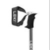 LEKI Womens Elite Lady Lightweight Aluminum Ski Poles for Alpine Skiing - Black-Dark Anthracite-White - 125 cm view 2