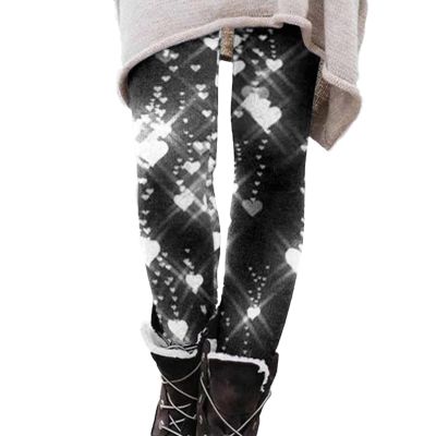 Sherpa Lined Pirates Leggins 3D Skull Pumpkin Horror Print Stretchy Soft High Waisted Capri & Full Length Women's Leggings for Vacation Dating