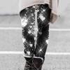 Sherpa Lined Pirates Leggins 3D Skull Pumpkin Horror Print Stretchy Soft High Waisted Capri & Full Length Women's Leggings for Vacation Dating view 2