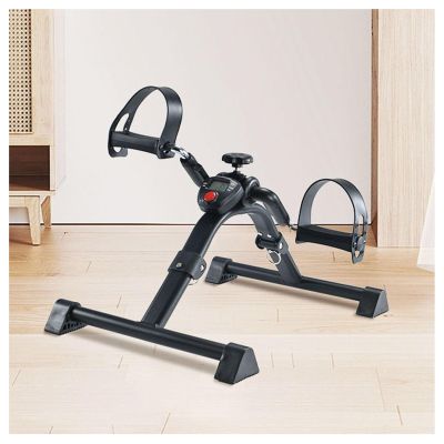 BXKCFYBSQ Under Desk Bike Pedal Exerciser,Pedal Exerciser,Mini Exercise Bikes,with LCD Display and Adjustable Resistance for Seniors for Arm or Leg Fitness