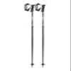 LEKI QNTM Lightweight Aluminum Ski Poles for Alpine Skiing - Black-Llight Anthracite-Neongreen - 130 cm view 1