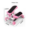 BXKCFYBSQ Stepper for Exercise Mini Stepper, Mute The Sound Stepper Stepper with LED Monitor 330LBS Loading Capacity Ideal for All Kinds of People Who Need Exercise (Color : Pink) view 2