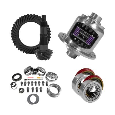 9.5" GM 4.11 Rear Ring & Pinion, Install Kit, 33spl Posi, Axle Bearing & Seals