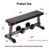 XLTFUC Weightlifting Bench, Fitness Training Flat Bench for Home Gym Strength Workout, Max Weight Capacity 440 Lbs (Dumbells Not Included) view 2