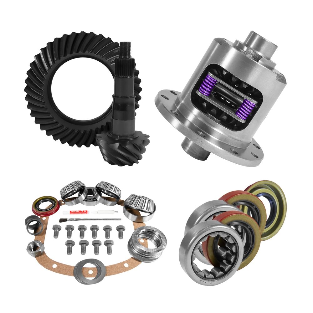 7.5/7.625 GM 3.23 Rear Ring & Pinion, Install Kit, 28spl Posi, Axle Bearings