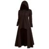 Halloween Cloak With Hood Men's Women's Unisex Halloween Hooded Robe Cloak Full Length Cape Knight Cool Cosplay Costume Retro Gothic Medieval Renaissance Cloak Capes Coffee 2X view 1