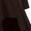 Halloween Cloak With Hood Men's Women's Unisex Halloween Hooded Robe Cloak Full Length Cape Knight Cool Cosplay Costume Retro Gothic Medieval Renaissance Cloak Capes Coffee 2X view 3