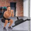Kipika Belt Squat Lever Arm Attachment for 2" x 2" Square Tube Power Cages with 5/8" or 1'' Hole - Landmine Attachment for Strength Training - Compatible with 1" and 2" Weight Plates view 3