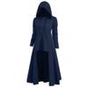 Hooded Robe Halloween Men's Women's Unisex Halloween Hooded Robe Cloak Full Length Cape Knight Cool Cosplay Costume Retro Gothic Medieval Renaissance Cloak Capes Navy Xl view 1