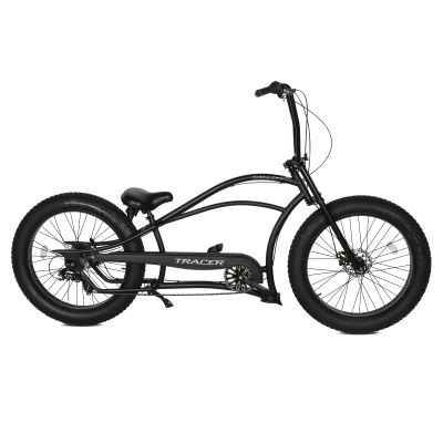 Tracer Siena Chopper Stretch Cruiser GT Bike for Adults 26 Inch Complete Bicycles with Hi-Rise Handlebar 7-Speed Beach Cruiser Bike (mbk1)