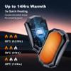 Hand Warmers Rechargeable 2 in 1 Magnetic,Electric Portable Pocket Heater 2 Pack, 3 Adjustable Heating Modes USB Pocket Warmer for Outdoor Winter Sports view 3