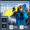 Heated Gloves for Men Women, Rechargeable Full & Half Hands Electric Gloves Heated Fingerless Touchscreen Gloves Heated Winter Hand Warmer for Work Cycling Skiing Outdoor Snow (Large) view 4