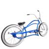 Tracer Siena Chopper Stretch Cruiser GT Bike for Adults 26 Inch BMX Bicycles with Hi-Rise Handlebar Single Speed Adult Recumbent Bikes (BL) view 3