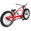 Tracer Siena Chopper Stretch Cruiser Bike for Adults 26 Inch Beach Cruiser Bike with Moon-Type Handlebar Single Speed Adult Recumbent Bike (red) view 3