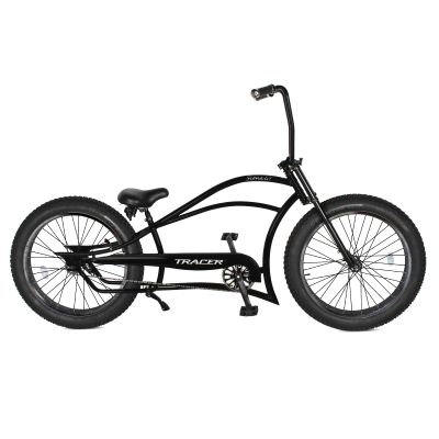 Tracer Siena Chopper Stretch Cruiser GT Bike for Adults 26 Inch BMX Bicycles with Hi-Rise Handlebar Single Speed Adult Recumbent Bikes (MBK1)