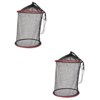 Sosoport Pcs Foldable Fishing Crab Net Drawstring Mesh Net Portable Crayfish Catcher Diving Crayfish Fishing Supplies
