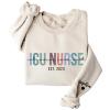 IZI POD Intensive Care Unit Sweatshirt, Custom Nurse Graduation Gift, New Nurse Gift ICU Sweatshirt view 1