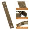 uxcell Duty Belt, 4Pcs - Nylon Belt Keeper with Double Snaps, Fabric Wide Belt Loop Accessories for Security Guard Equipment (Khaki) view 4