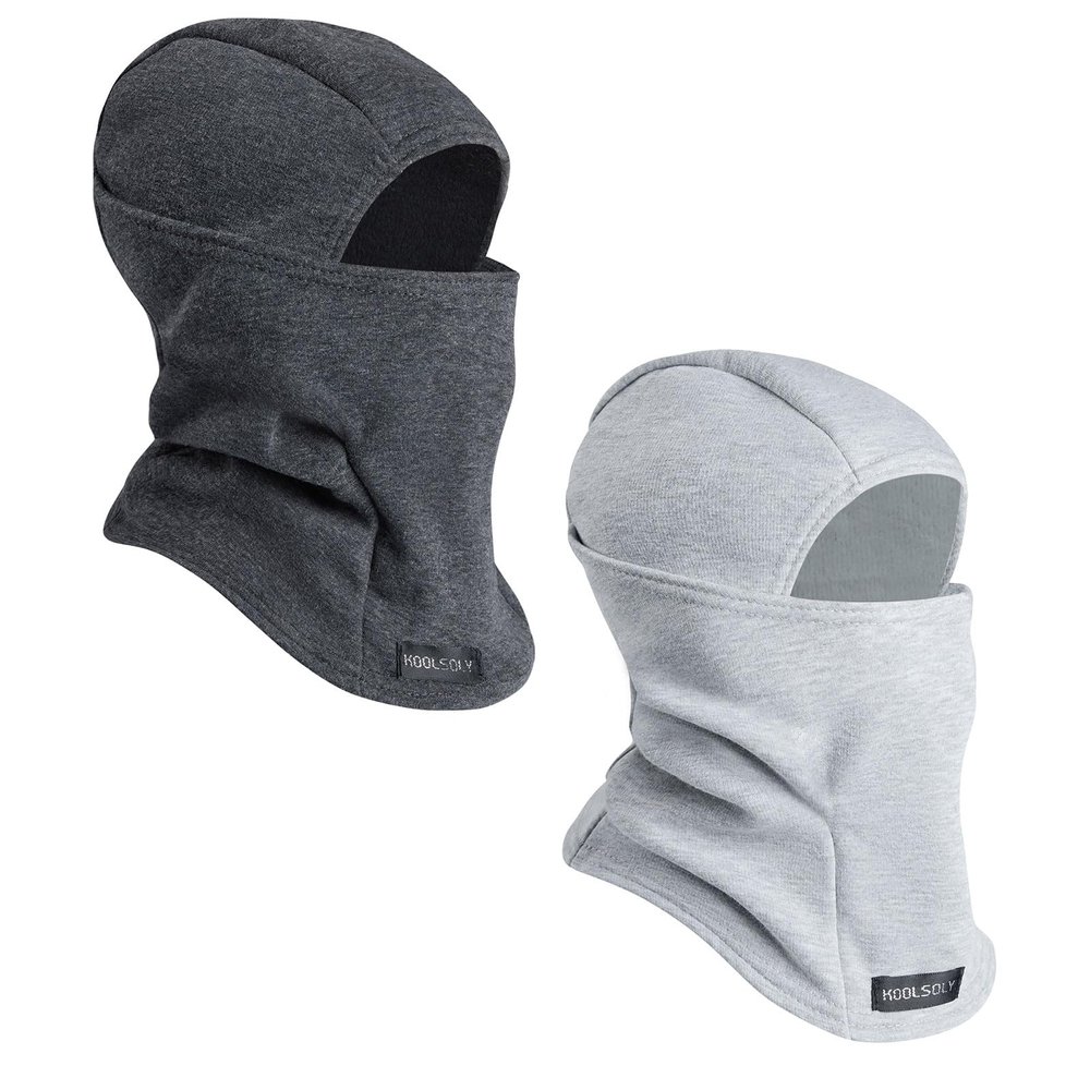 KOOLSOLY Kids Balaclava Face Mask, Winter Hat Face Warmer for Cold Weather Ski Mask for Boys Girls