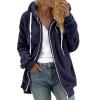 QWENTMTNTY Fuzzy Jackets for Women Winter Fall Clothing Zip Up Hoodies for Women Oversized Petite Womens Clothing Women Fall Outfits Pullover Women view 1