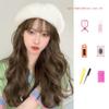 WUODHTW Detachable wig cap Women Beret Wig Hair wavy curly hair Short Bob wig hat Women's sunshade hat wig view 2