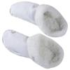 ABOOFAN Fuzzy Slippers Inserts for Women Sheepskin Warm Insoles Removable Liners for Comfort view 1