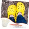 ABOOFAN Fuzzy Slippers Inserts for Women Sheepskin Warm Insoles Removable Liners for Comfort view 4