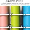 CIRCIR Metal Yoga Mat Rack Storage Cart with Wheels, Yoga Mat Holder Basket, Exercise Yoga Mats Stand Organizer, Home/Workout Room/Gym, Hold 16 Mats (Color : White) view 3