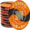 Yarsanor Poker Chips Monte Carlo with Denominations, Monaco Casino Crystal Dice Style Casino Chips, Crystal Poker Chips for Texas Holdem Black Jack Casino Grade Chips (Size : 25PCS $10) view 4
