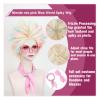 Aicos Blonde Weird Wig for Women Costume Blonde mix Blue Pink Cosplay Wig for Halloween Funky Spiky Doll Wig Party Fluffy Movie Wigs with Bandana Glasses+Wig Cap view 3