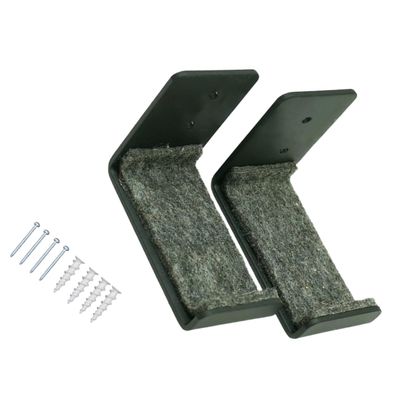 DOITOOL 2pcs Wall Mounted Snowboard Display Holder Space-saving Snowboard Storage Rack Elegant Design for Home Shop Ski Board Wall Mount Easy Installation