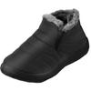 2023 Waterproof Winter Boots For Women, Warm Snow Boots, Slip On Waterproof Short Boots, Anti-Slip Lightweight Ankle Bootie (Black,9) view 1