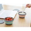 3Pcs Foldable Camping Bowl Set Silicone Kitchen Containers for Travel, Outdoor Camping () view 4
