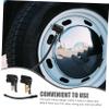 FAVOMOTO 2pcs Tire Adapter for Car Air Pump Construction Fit for Motorcycle and Bike Inflation view 4