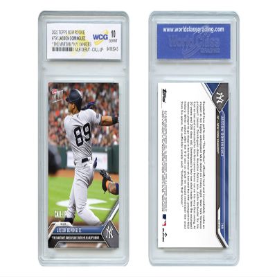 2023 Topps RC Jasson Dominguez The Martian NY Yankees MLB Debut Call-Up Rookie Card #798 - Graded GEM Mint 10