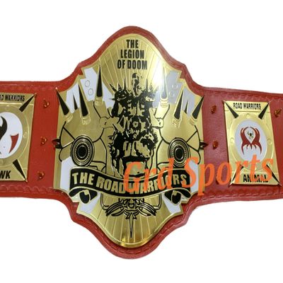 Legend of Doom Road Warrior Wrestling Championship Belt Gold Plated