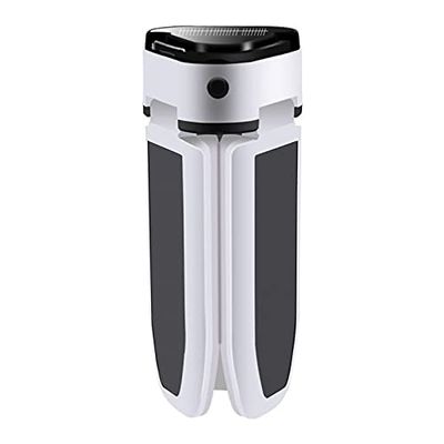 QIYUDS LED Camping Lanterns, Solar Rechargeable, Hurricane Lights with Magnet Base for Power Outages, Home Emergency, Camping, Hiking