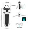 QIYUDS LED Camping Lanterns, Solar Rechargeable, Hurricane Lights with Magnet Base for Power Outages, Home Emergency, Camping, Hiking view 2