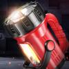 QIYUDS Rechargeable LED Camping Lantern, IPX4 Waterproof ,Strong light flashlight, rechargeable lamp, ultra-bright long-range outdoor home ,Must Have During Hurricane, Emergency, Storms, Outages ( Col view 3