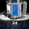 QIYUDS Rechargeable LED Camping Lantern, IPX4 Waterproof ,Strong light flashlight, rechargeable lamp, ultra-bright long-range outdoor home ,Must Have During Hurricane, Emergency, Storms, Outages ( Col view 4