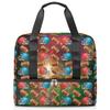 USA Soccer Galaxy Sports Tote Gym Bag Space Galaxy Travel Duffel Bag 21 L with Shoe Compartment Weekend Travel Overnight Bags for Men Women view 1