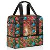 USA Soccer Galaxy Sports Tote Gym Bag Space Galaxy Travel Duffel Bag 21 L with Shoe Compartment Weekend Travel Overnight Bags for Men Women view 2