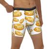 COALHO Cartoon Pancakes Pattern Mens Boxer Briefs Underwear Sexy Breathable Comfortable Sport Underpants XX-Large Black view 4