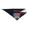 I Stands with Tucker Carlson Dog Scarf Pet Bandana Cat Pet Bibs view 4