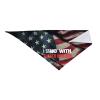 I Stands with Tucker Carlson Dog Scarf Pet Bandana Cat Pet Bibs view 4
