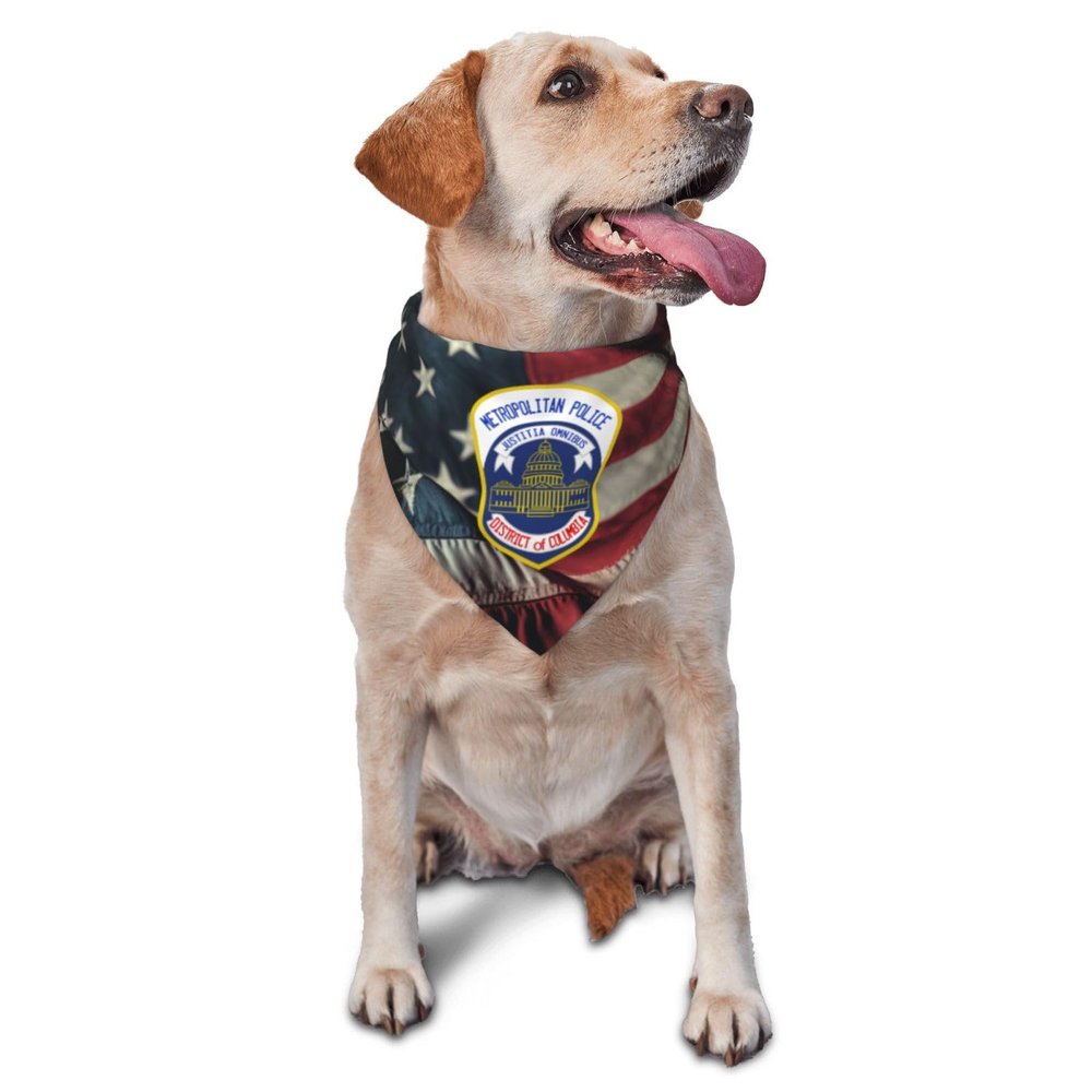 Patch of The Metropolitan Police Dog Scarf Pet Bandana Cat Pet Bibs