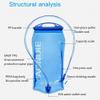 Hydration Backpack Vest, 5L Breathable and Lightweight Multifunctional Camping Backpack for Triathlon Marathon Hiking Cycling Climbing Running (Rose+1.5L Bladder) view 2