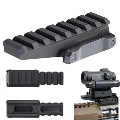 360 Tactical Low-Profile Full Size Riser - Red Dot Riser for 1/3" Mounted Optics 7075-T6 Aluminum and Type III, Hardcoat Anodized, 2.26" Optical Centerline Height, Standard Rail Grab